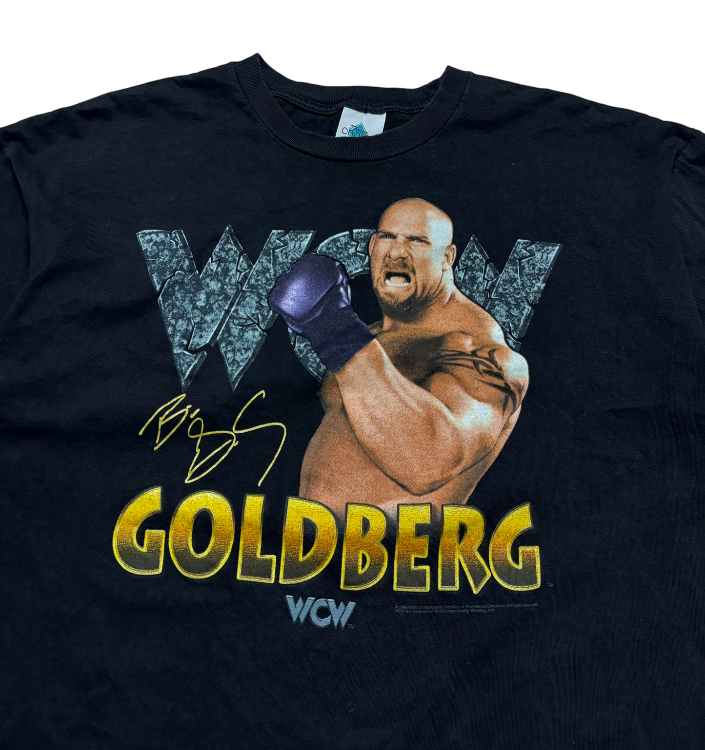 1998 Vintage WCW Goldberg T Shirt (XL)