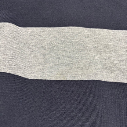 Nike Striped Grey/Navy Crewneck (Medium)