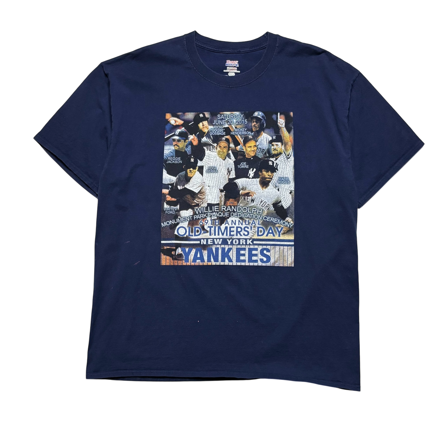 2015 New York Yankees Old Timers Day T Shirt (Oversized XL)