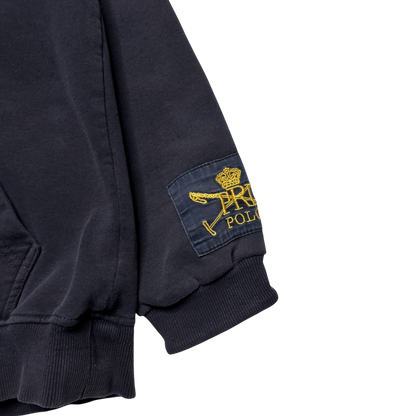 Ralph Lauren Polo Distressed Faded Hoodie (Small)