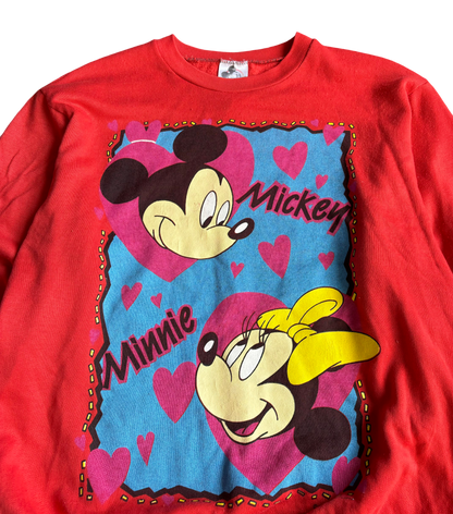 Vintage Mickey and Minnie Mouse Crewneck (Small)