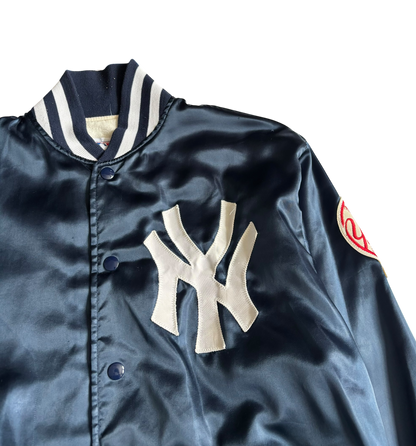 80s Vintage New York Yankees Satin Jacket (Small)