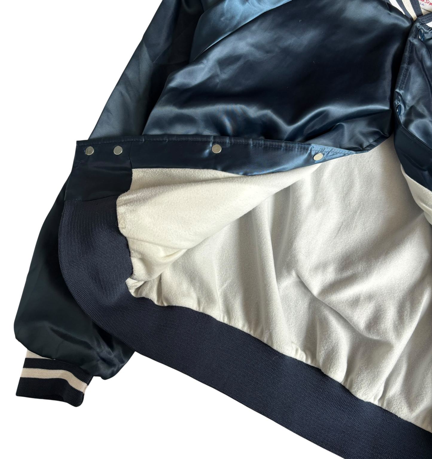 80s Vintage New York Yankees Satin Jacket (Medium)