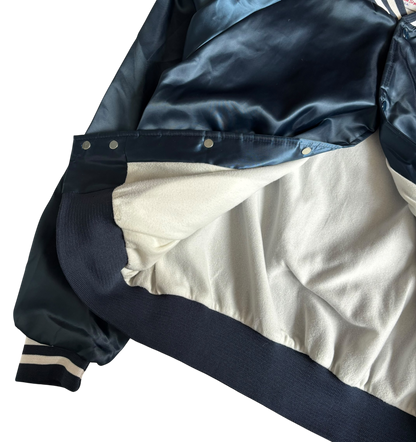 80s Vintage New York Yankees Satin Jacket (Medium)