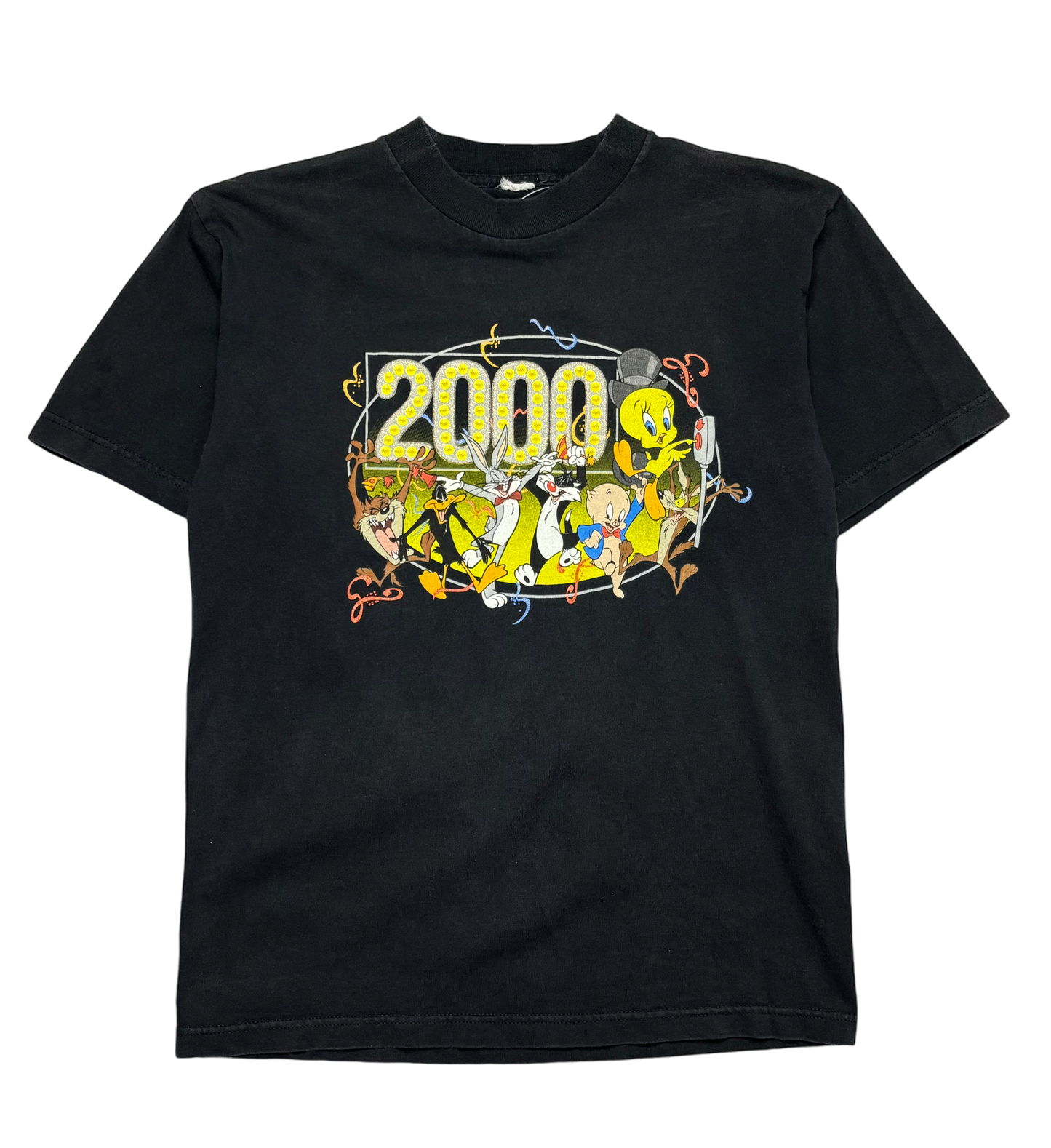 2000 Vintage Looney Toons Graphic T Shirt (Small)