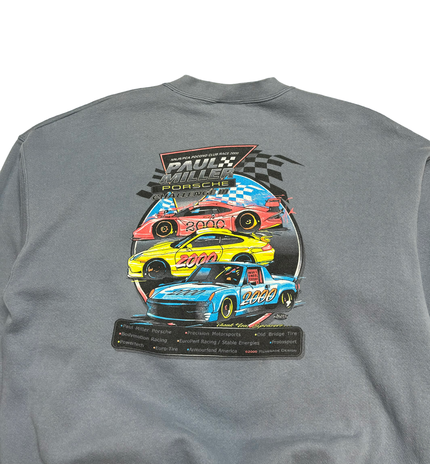 2000 Vintage Paul Miller Porsche Crewneck (XL)