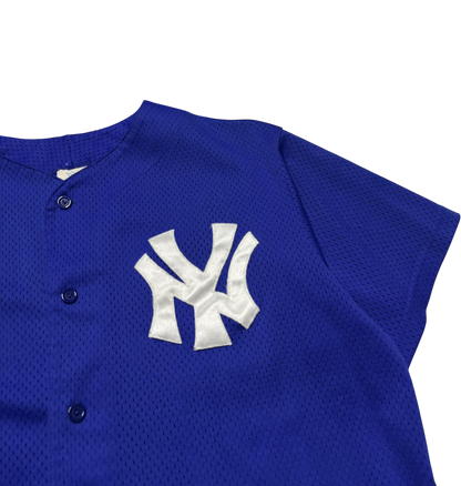 Vintage New York Yankees Royal Blue Jersey(XL)