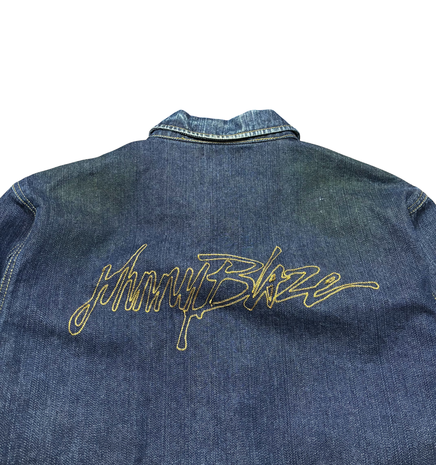 Y2K Vintage Johny Blaze Denim Jacket (Oversized Medium)