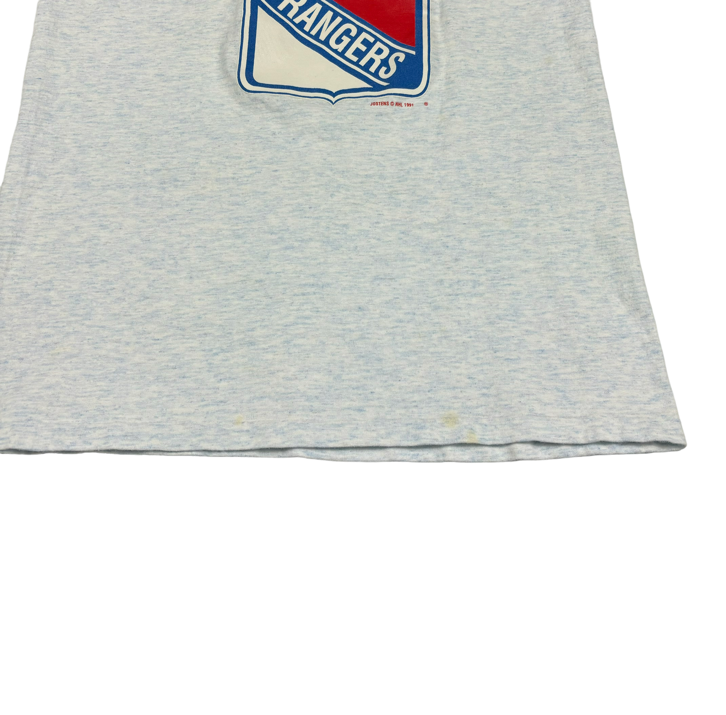 1991 Vintage New York Rangers T Shirt (Small)