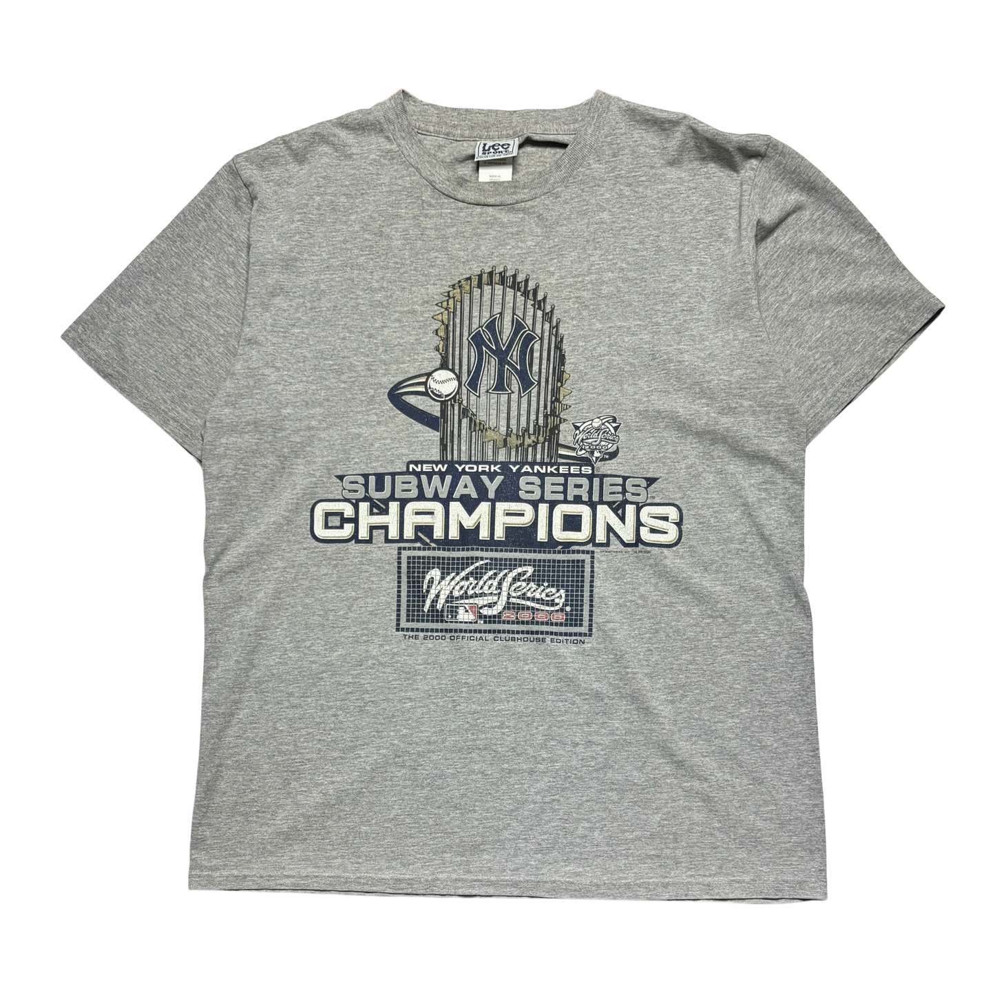 2000 Vintage New York Yankees Subway Series T Shirt (Large)