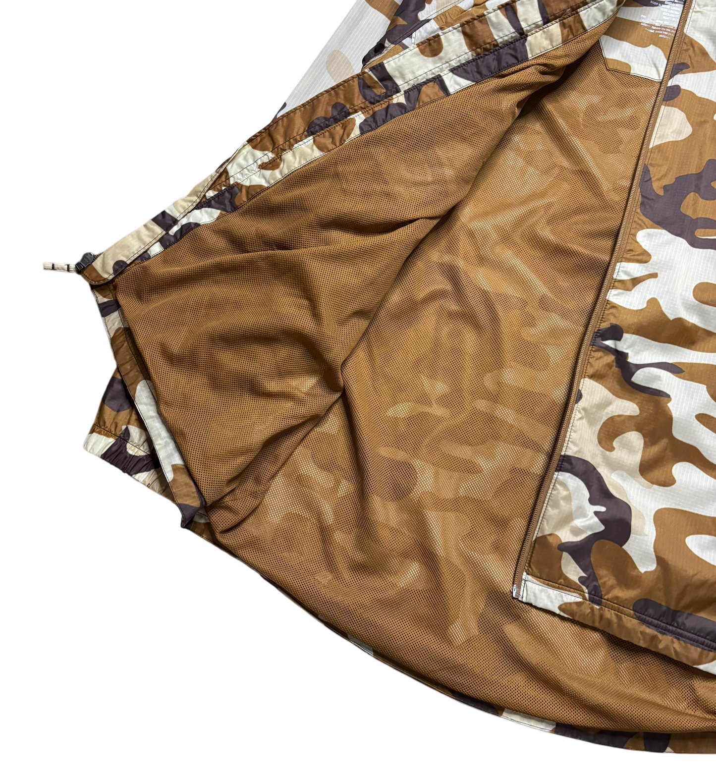 LL Bean Camo Windbreaker Jacket (Large)