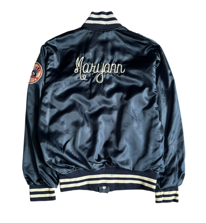 80s Vintage New York Yankees Satin Jacket (Small)