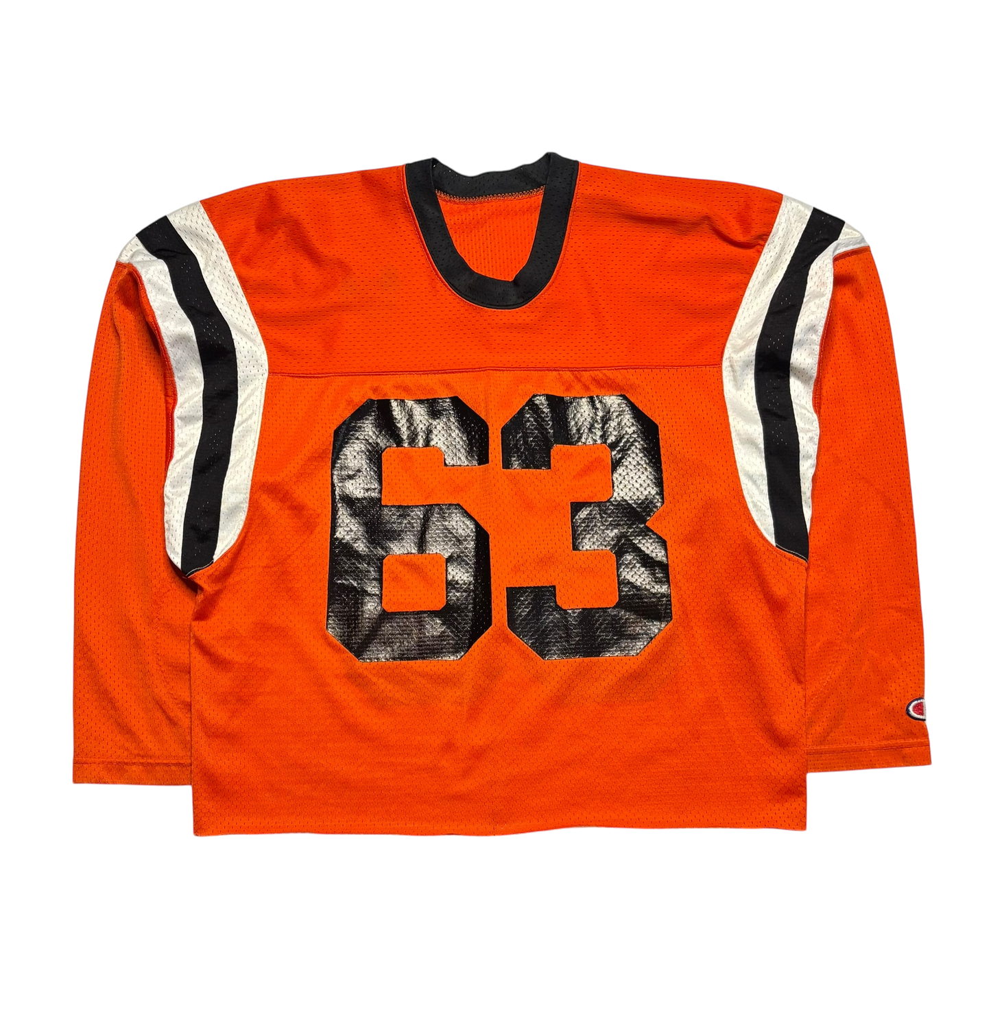 Vintage Football Long Sleeve Cropped Jersey (Large)