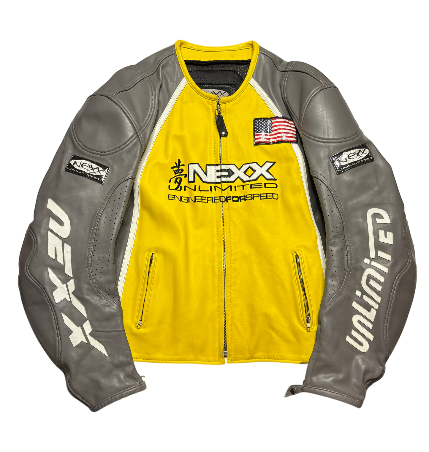 Nexx Unlimited Motorcycle Leather Jacket (Size 54- XL)