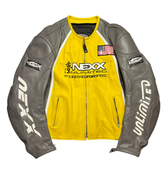 Nexx Unlimited Motorcycle Leather Jacket (Size 54- XL)