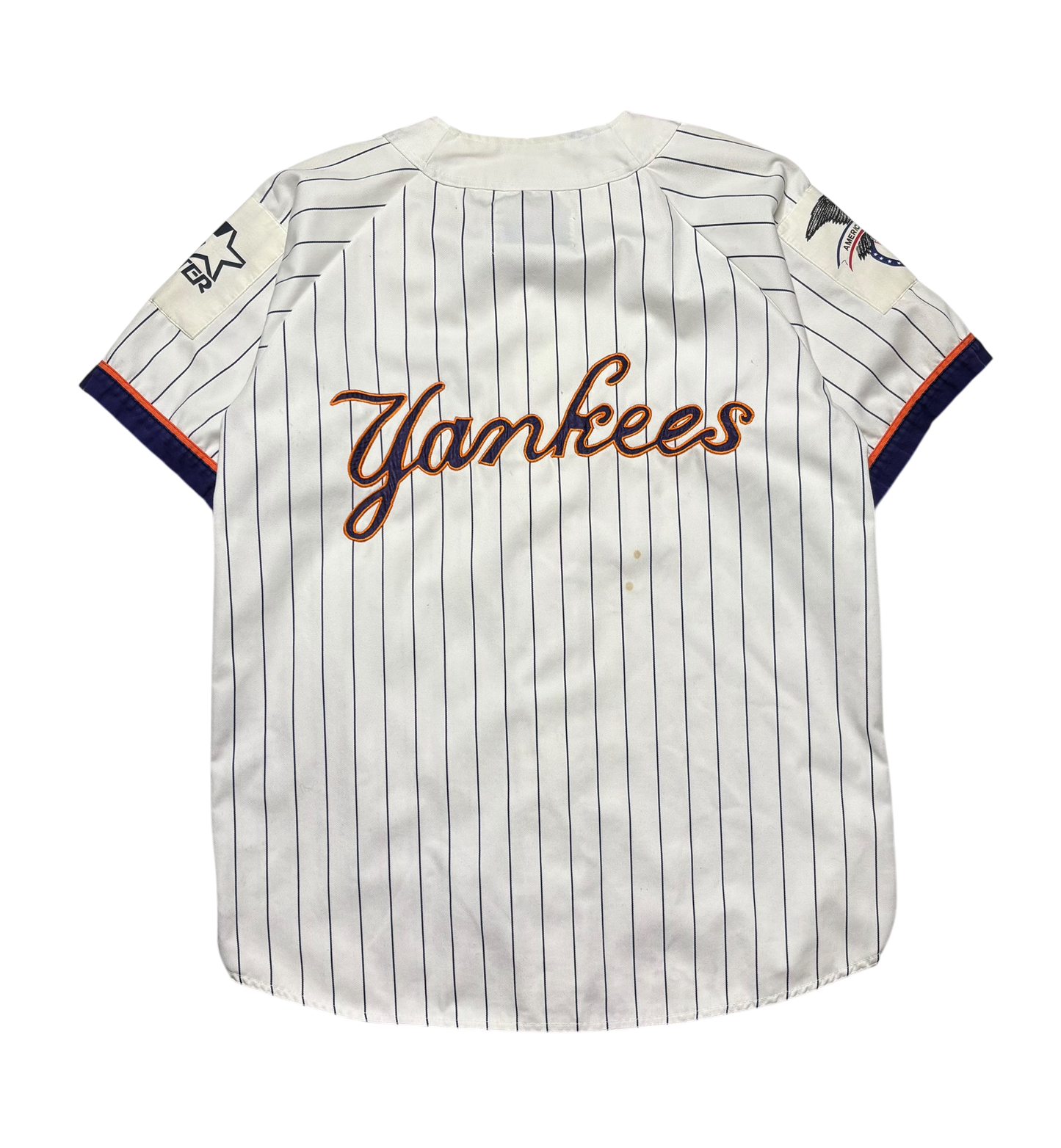 Vintage New York Yankees Starter Orange/Navy Jersey(Large)