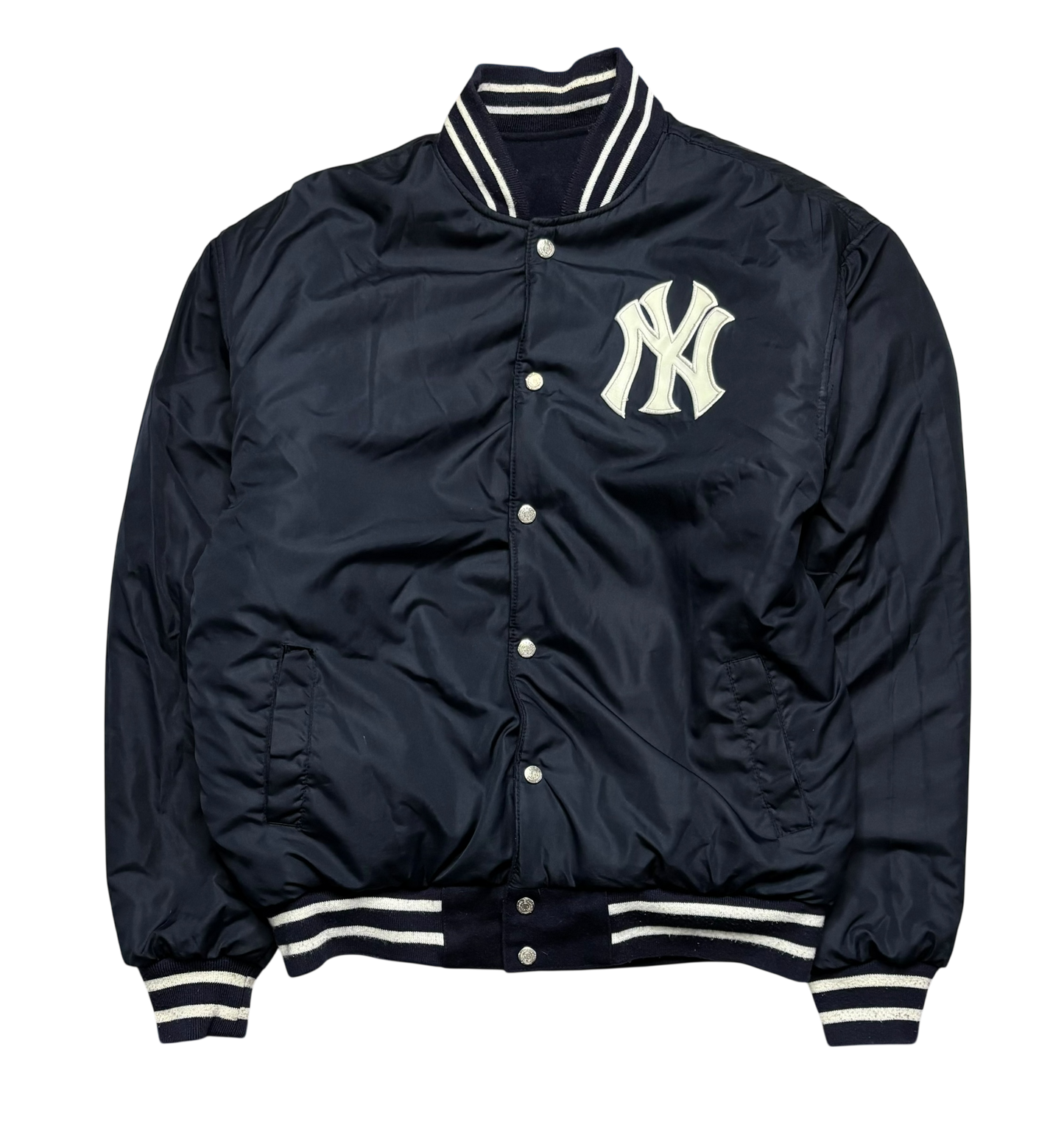Vintage New York Yankees Reversible Varsity Jacket (Men’s Medium)