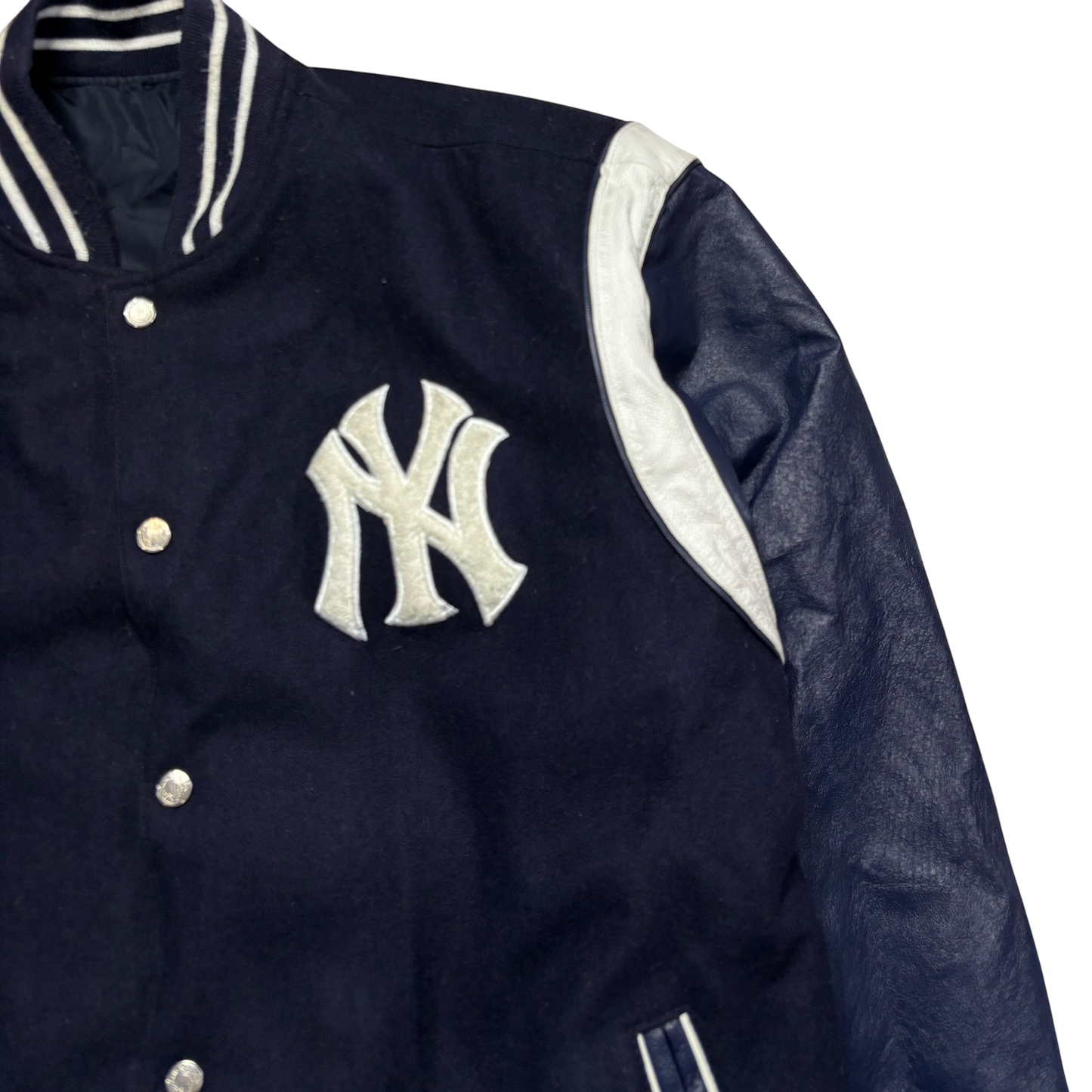 Vintage New York Yankees Reversible Varsity Jacket (Men’s Medium)