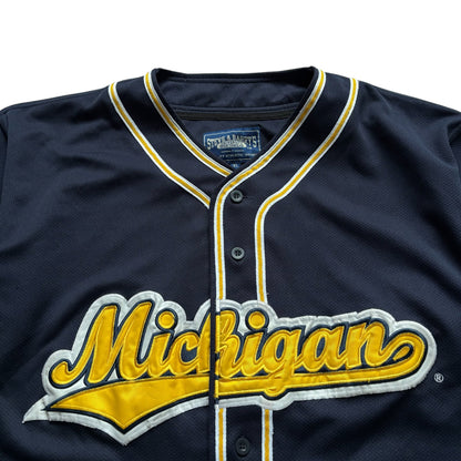 Vintage University of Michigan Baseball Jersey (XL)
