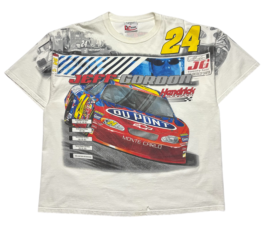 2004 Vintage NASCAR Big Front & Back Graphic Print T Shirt (XXL)