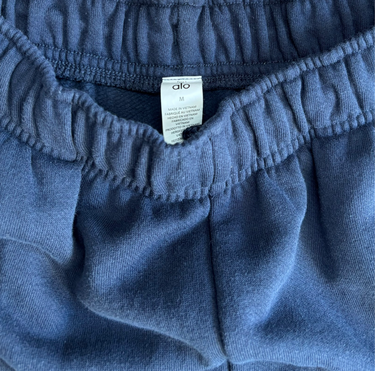 Alo Navy Men’s Sweatpants (Medium)