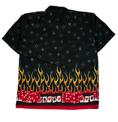 Las Vegas Flames Button Up Shirt (Oversized XL)