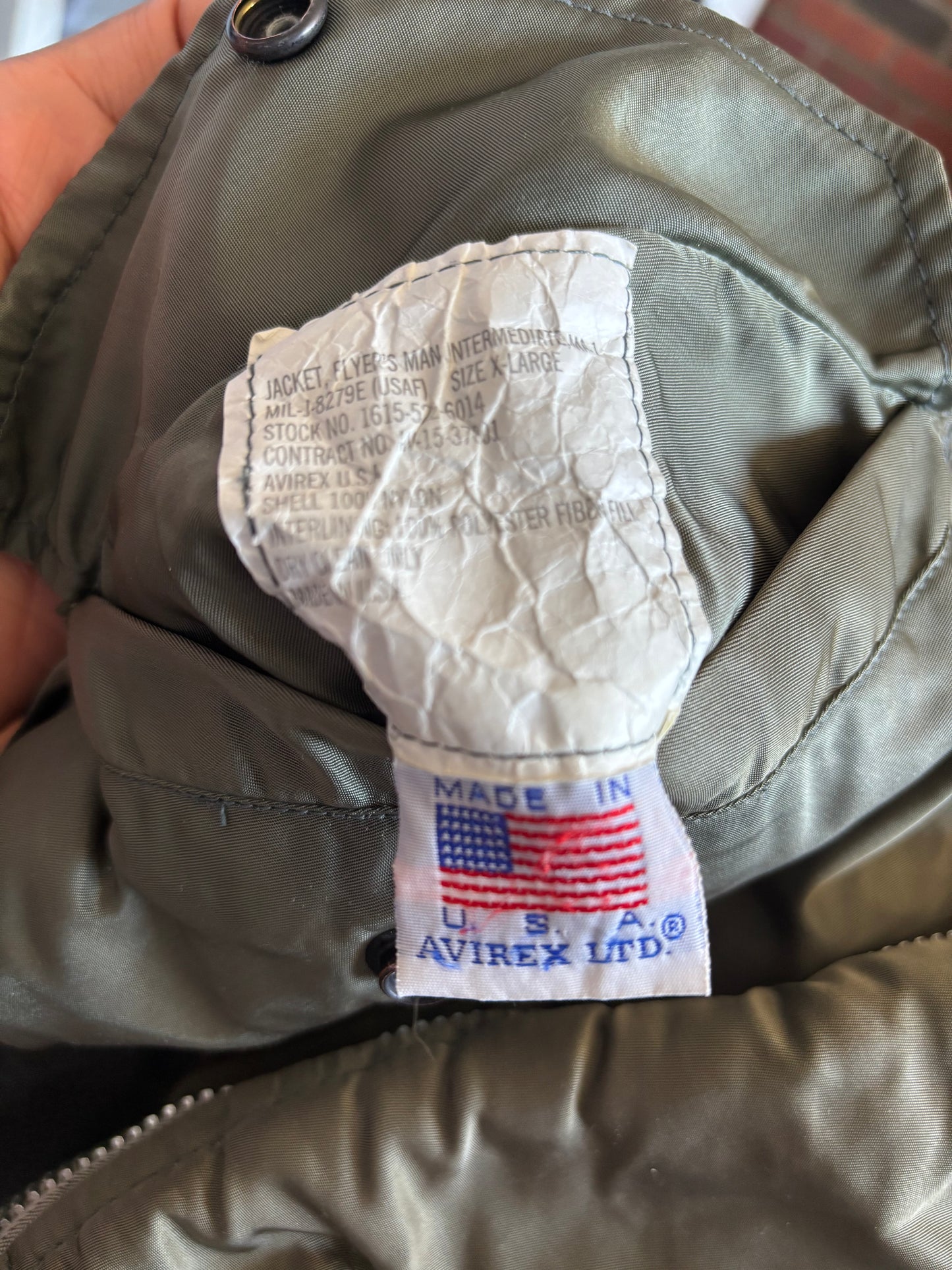 Avirex MA-1 Flight Jacket (Large)