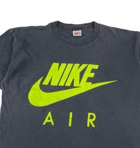 90s Vintage Nike Air Black/Green T Shirt (Medium)