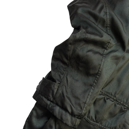 90s Nike Sherpa Lined Dark Green Jacket (XL)