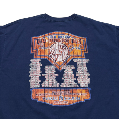 2015 New York Yankees Old Timers Day T Shirt (Oversized XL)