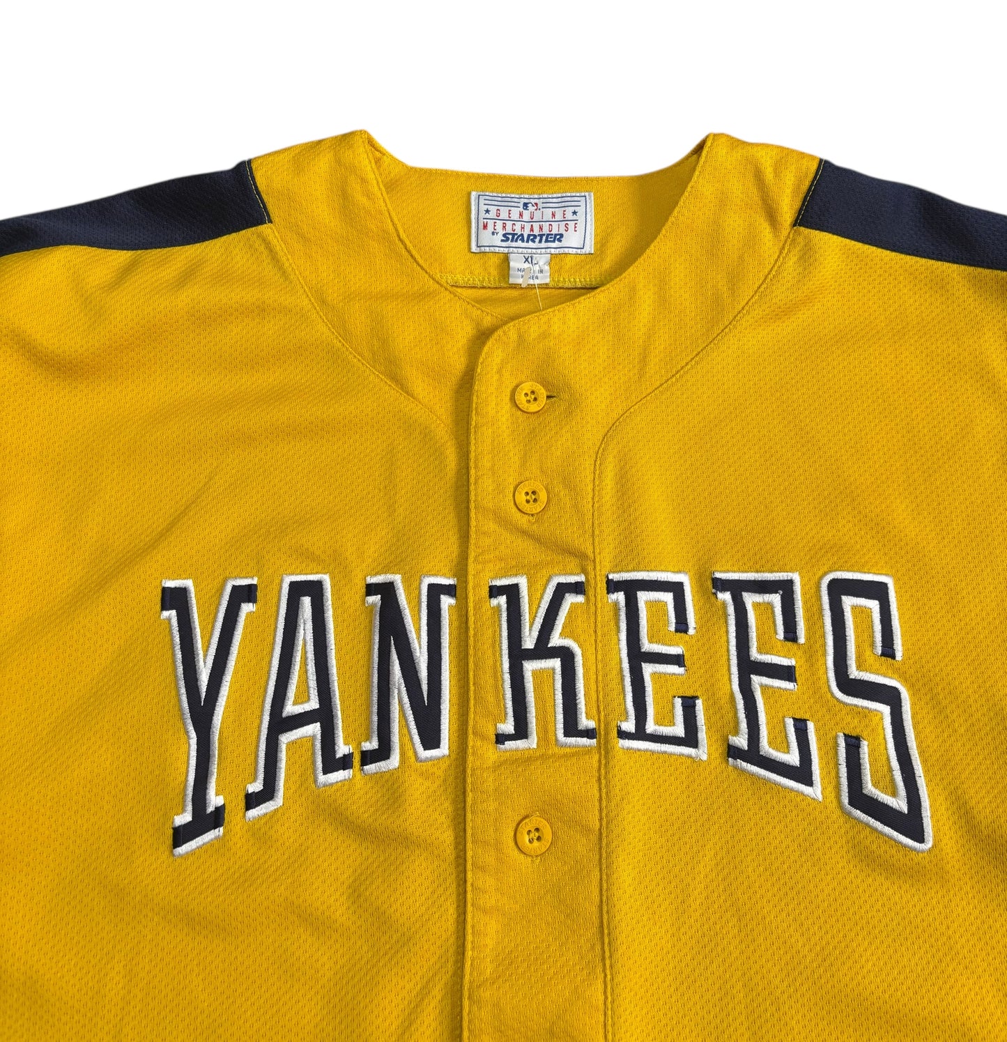 Vintage New York Yankees Yellow Jersey (XL)
