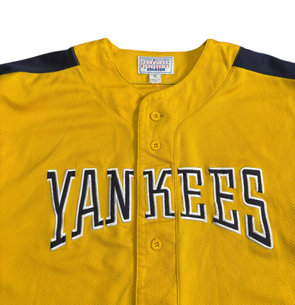Vintage New York Yankees Yellow Jersey (XL)