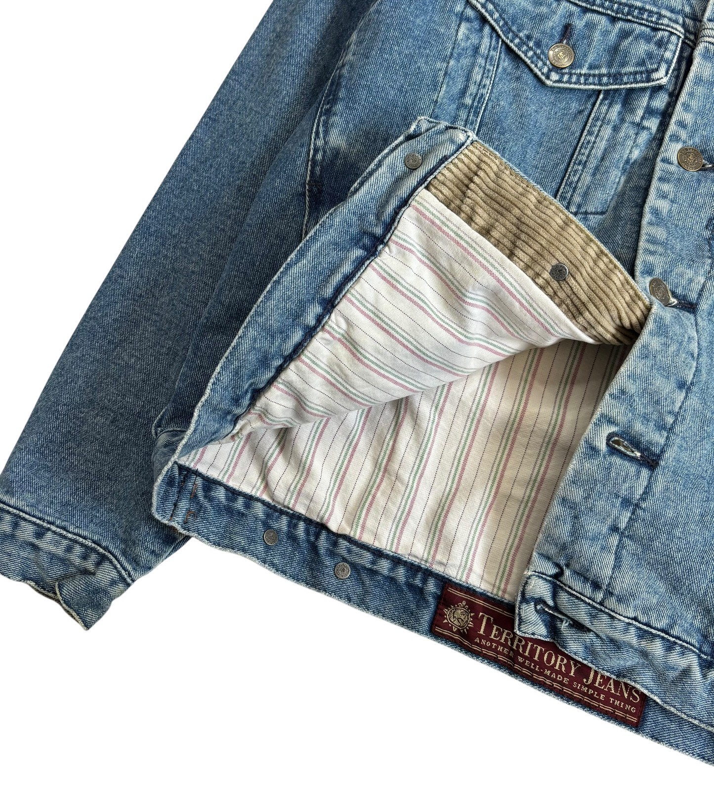 90s Vintage Denim Jacket (Small)