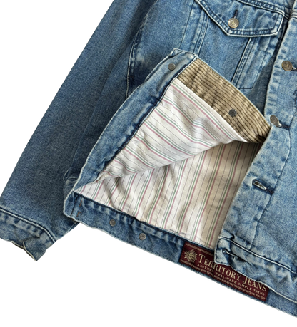 90s Vintage Denim Jacket (Small)