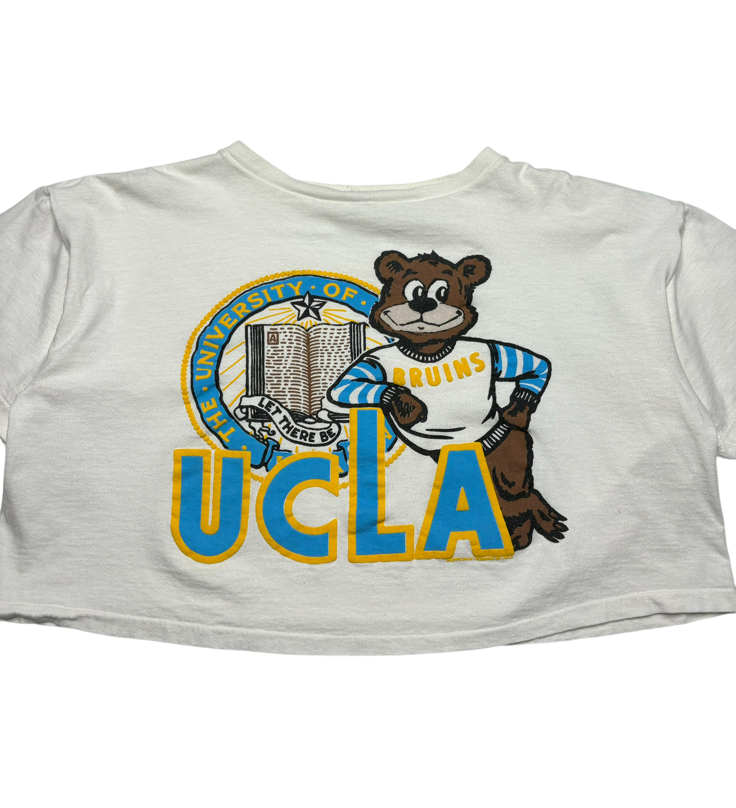 90s Vintage UCLA Cropped T Shirt (See description for size)