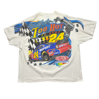 2002 Vintage NASCAR Big Front & Back Graphic Print T Shirt (XXL)