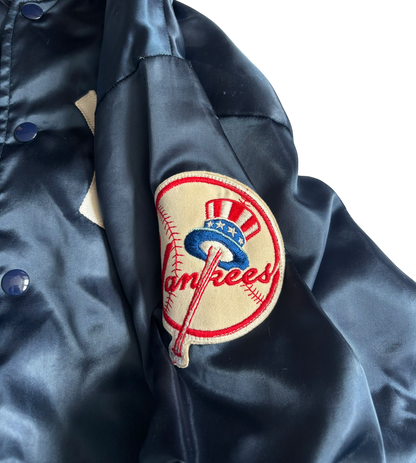 80s Vintage New York Yankees Satin Jacket (Small)