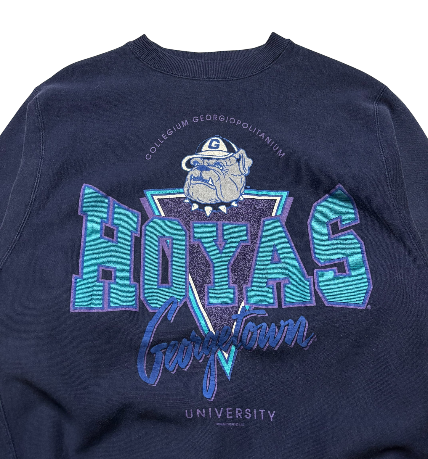 90s Vintage Georgetown University Crewneck (Medium)