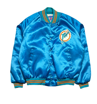 80s Vintage Miami Satin Jacket (Medium)