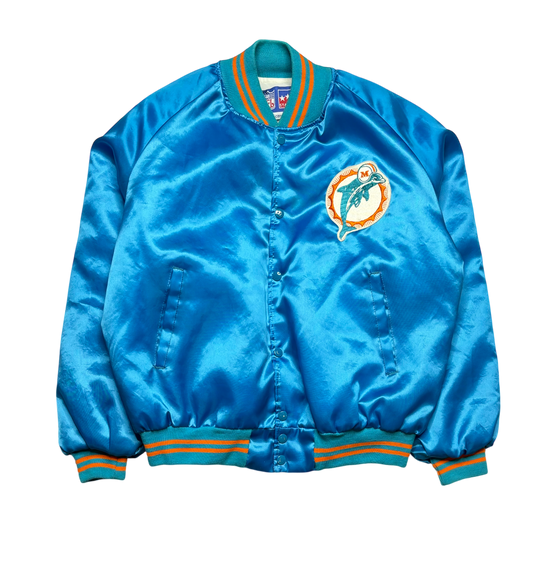 80s Vintage Miami Satin Jacket (Medium)