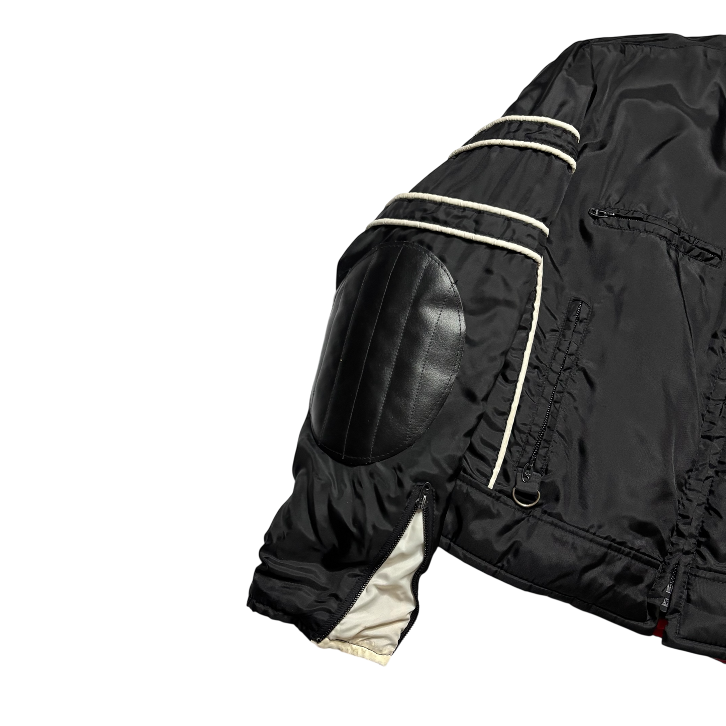 Vintage Yamaha Racing Snow Mobile Jacket (Cropped Large)