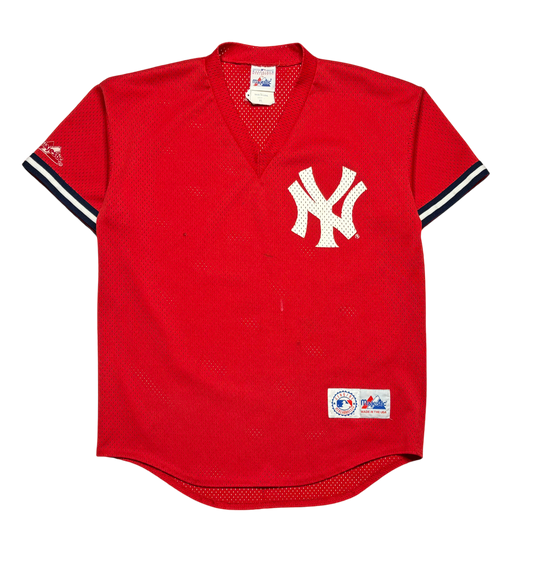 Vintage New York Yankees Red Jersey (Oversized Small)