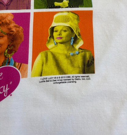 2010 I Love Lucy Graphic T Shirt (Large)