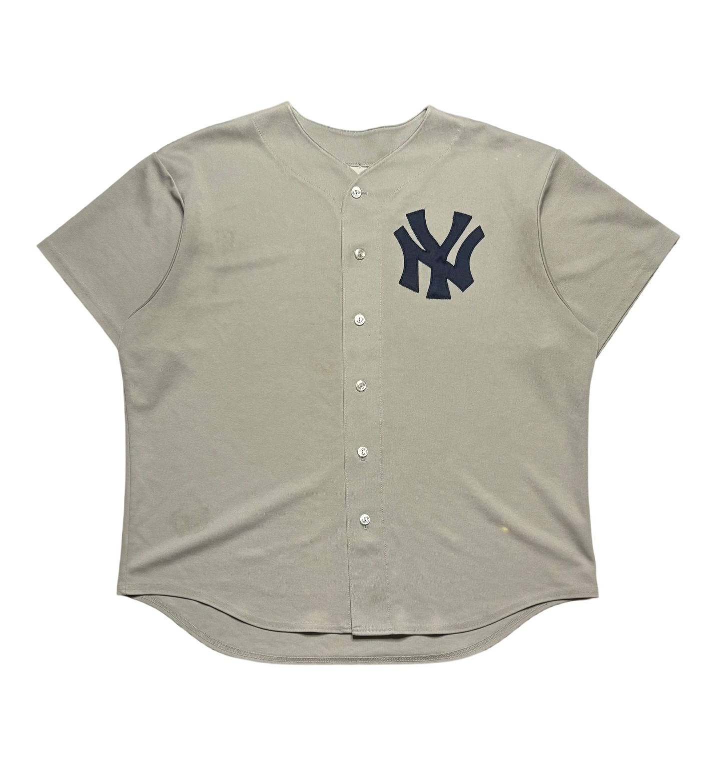 Vintage New York Yankees Grey Jersey (Oversized XL - Flaws)