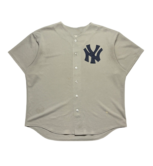 Vintage New York Yankees Grey Jersey (Oversized XL - Flaws)