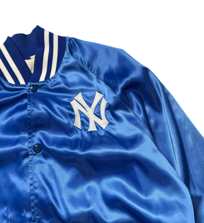 80s Vintage New York Yankees Royal Blue Jacket (Medium/Large)