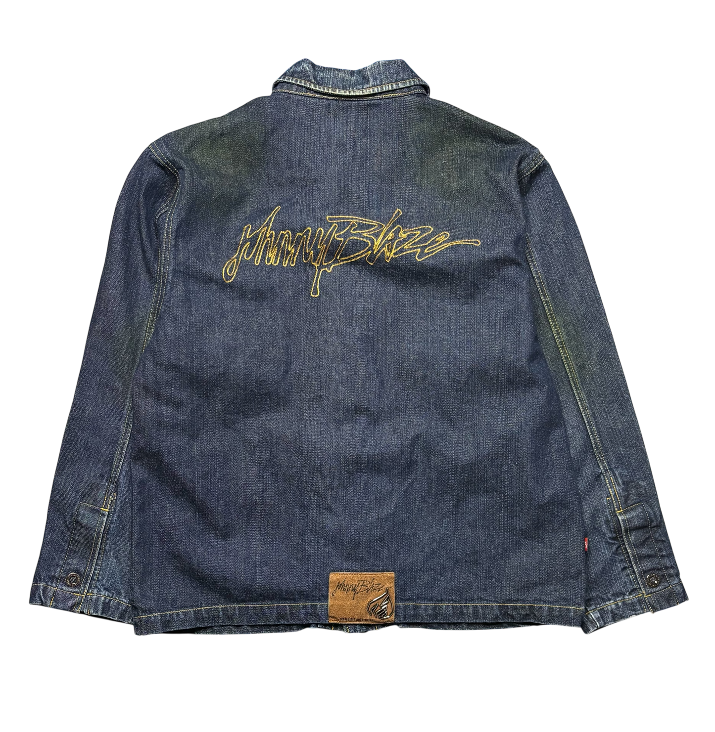 Y2K Vintage Johny Blaze Denim Jacket (Oversized Medium)