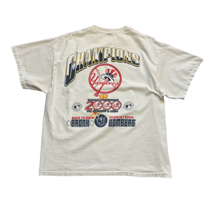 2000 Vintage New York Yankees AL Division Series T Shirt (XL - Flaws)