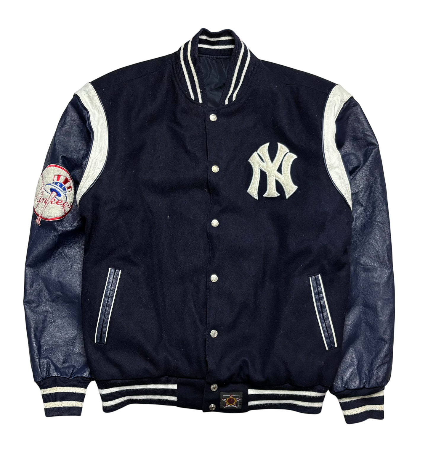 Vintage New York Yankees Reversible Varsity Jacket (Men’s Medium)