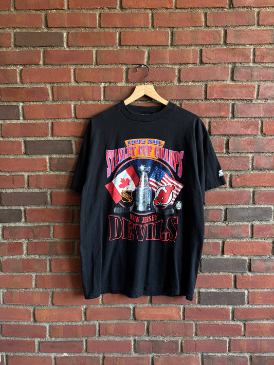 1994 NHL New Jersey Devils Stanley Cup T Shirt (Large)